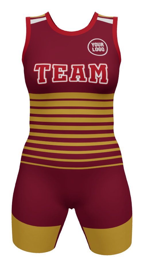 Female Grind Wrestling Singlet, design 03